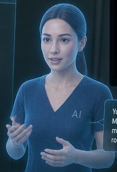 Tutor Virtual — Avatar médico integrado à plataforma 3DUC4.0